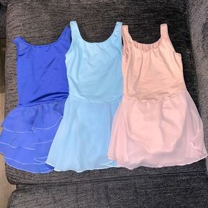Bloch Girls Bundle of 3 Dance Leotards Size 6x-7🩰